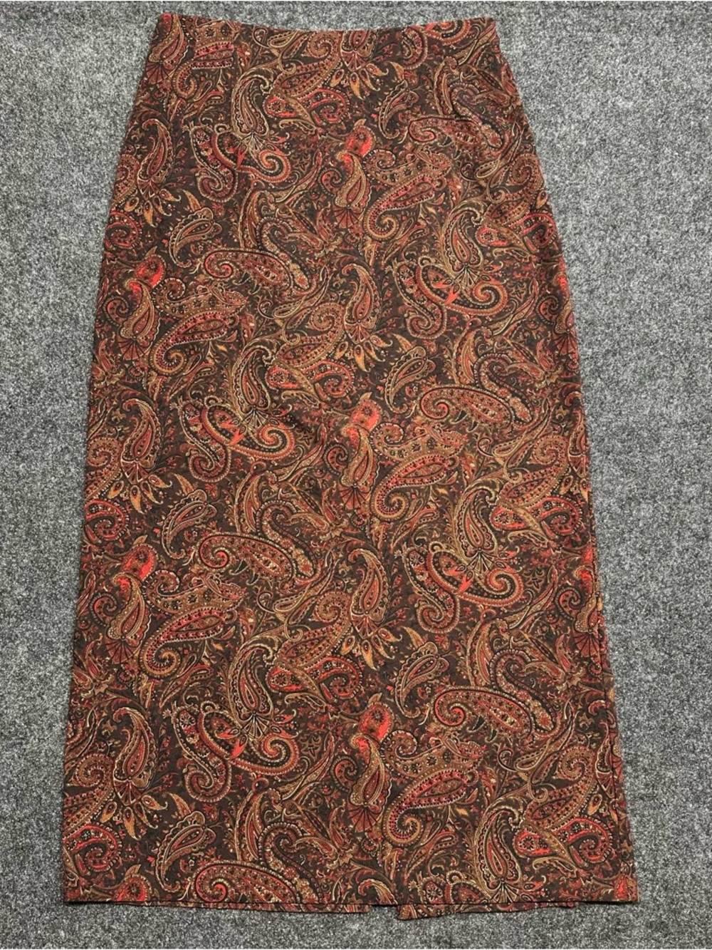 Bohemian Paisley Maxi Pencil Skirt Classic Old Money Tapestry Vintage Boho Artsy